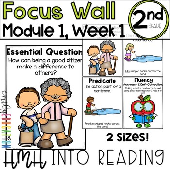 HMH Into Reading | 2nd Grade | Focus Wall Posters Module 1, Week 1