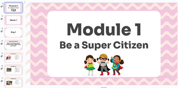 Preview of HMH Into Reading 2nd Grade Module 1 Slides BUNDLE Lessons 1-15