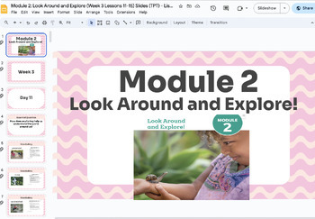 Preview of HMH Into Reading 2nd Grade Module 2: Look Around and Explore! Week 3 Slides