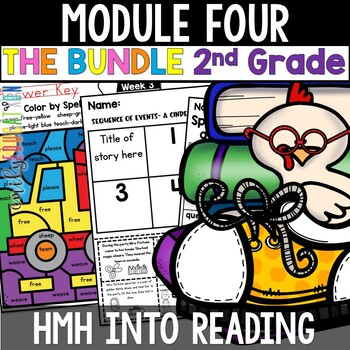 Preview of HMH Into Reading Module 4 2nd Grade Activities Bundle Print and Digital