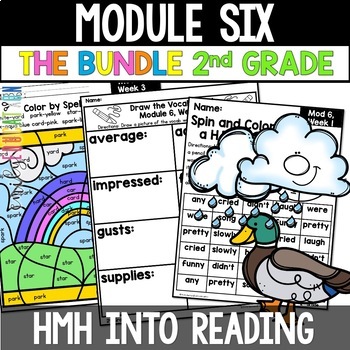 Preview of HMH Into Reading 2nd Grade Module 6 Print and Digital Activities