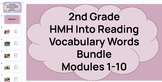 HMH Into Reading 2nd Grade Vocabulary Slides Bundle Modules 1-10