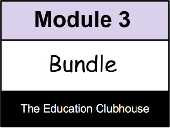 Preview of HMH - Into Reading - 3rd Grade - Vocabulary BUNDLE for Module Three