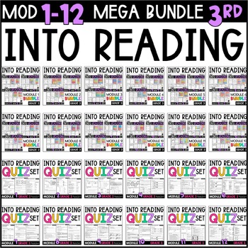 Preview of HMH Into Reading 3rd Grade Module 1-10 Supplements AND Assessment MEGA Bundle