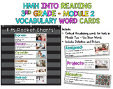 HMH Into Reading 3rd Grade Module 2 Vocabulary Word Wall/P