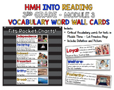 HMH Into Reading 3rd Grade Module 3 Vocabulary Word Wall/P