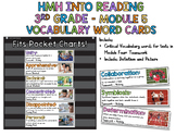HMH Into Reading 3rd Grade Module 5 Vocabulary Word Wall/P