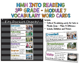 HMH Into Reading 3rd Grade Module 7 Vocabulary Word Wall/P