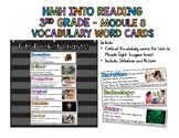 HMH Into Reading 3rd Grade Module 8 Vocabulary Word Wall/P