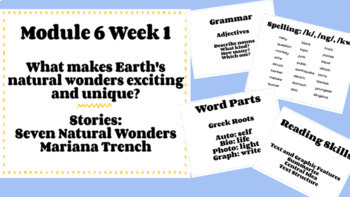 Preview of HMH Into Reading 4th Grade Focus Wall (Modules 6-10)