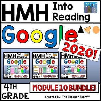 Preview of HMH Into Reading 4th Grade Module 10 Supplement | Google Slides Bundle