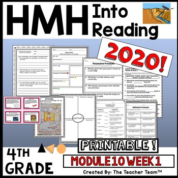 Preview of HMH Into Reading 4th Grade Module 10 Week 1 Supplemental | Printable