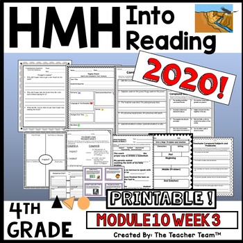 Preview of HMH Into Reading 4th Grade Module 10 Week 3 Supplemental | Printable