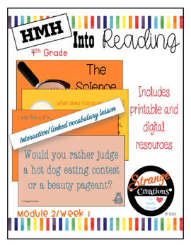 Preview of HMH Into Reading 4th Grade/Module 2 Week 1 Supplement