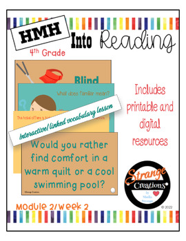 Preview of HMH Into Reading 4th Grade/Module 2 Week 2 Supplement
