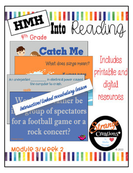 Preview of HMH Into Reading 4th Grade/Module 3 Week 2 Supplement