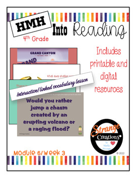 Preview of HMH Into Reading 4th Grade/Module 6 Week 3 Supplement