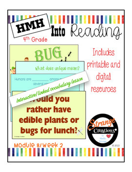 Preview of HMH Into Reading 4th Grade/Module 8 Week 2 Supplement