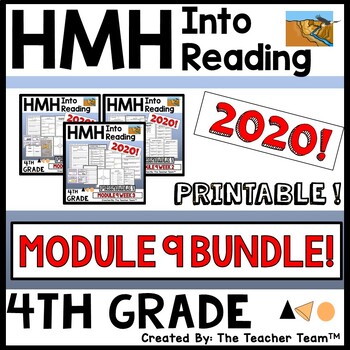 Preview of HMH Into Reading 4th Grade Module 9 Supplement | Printable Bundle