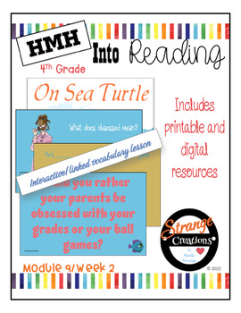 Preview of HMH Into Reading 4th Grade/ Module 9 Week 2 Supplement