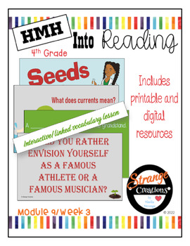 Preview of HMH Into Reading 4th Grade/Module 9 Week 3 Supplement