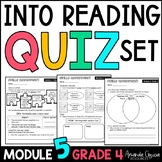 HMH Into Reading 4th Grade Quiz and Assessment Pack - Modu