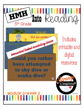 Preview of HMH Into Reading 5th Grade/Module 2 Week 2 Supplement