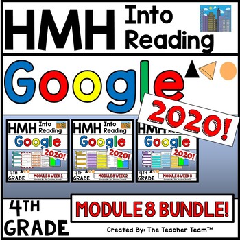 Preview of HMH Into Reading 4th Grade Module 8 Supplement | Google Slides Bundle