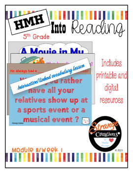 Preview of HMH Into Reading 5th Grade/Module 8 Week 1 Supplement