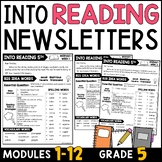 HMH Into Reading 5th Grade Weekly Newsletters (Week in Foc