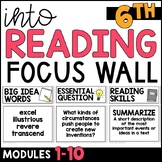 HMH Into Reading 6th Grade Focus Wall Bulletin Board