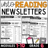 HMH Into Reading 6th Grade Weekly Newsletters (Week in Foc