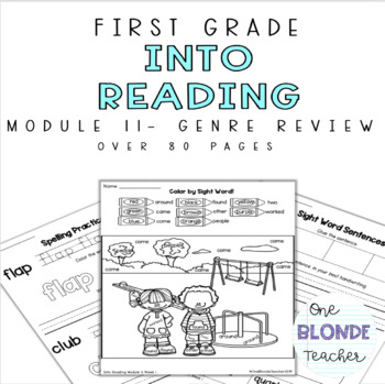 Preview of HMH Into Reading First Grade Module 11
