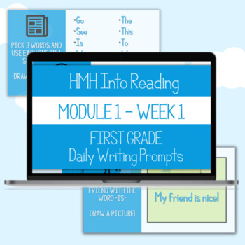 Preview of HMH Into Reading - First Grade - Sight Word Writing Prompts (Module 1)