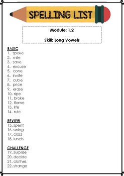 HMH Into Reading 3rd Grade Spelling Lists *EDITABLE* by Radford's Resources