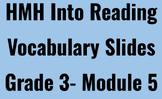 HMH Into Reading Grade 3 Vocabulary Slides- Module 5