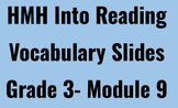 HMH Into Reading Grade 3 Vocabulary Slides- Module 9