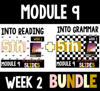 Preview of HMH Into Reading Grammar & Reading Bundle for Module 9 - Week 2