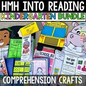 Preview of HMH Into Reading KINDERGARTEN Activities, Crafts, Bundle Modules 1-9