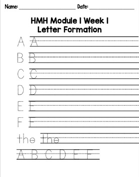 Alphabet ABC Handwriting Practice worksheet