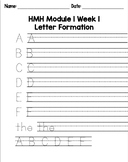 HMH Into Reading Kindergarten Module 1-9 Letter Formation 
