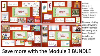 Preview of HMH Into Reading Kindergarten Module 3 BUNDLE! NEW STRUCTURED LITERACY