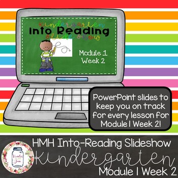 Preview of HMH Into Reading Kindergarten PowerPoint: Module 1 Week 2