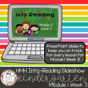 Preview of HMH Into Reading Kindergarten PowerPoint: Module 1 Week 3