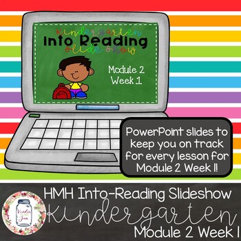 Preview of HMH Into Reading Kindergarten PowerPoint: Module 2 Week 1