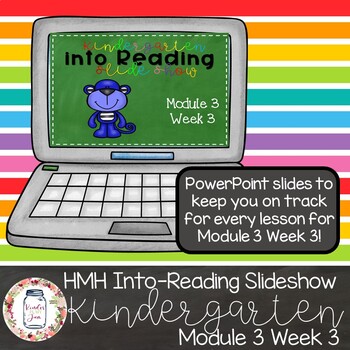 Preview of HMH Into Reading Kindergarten PowerPoint: Module 3 Week 3
