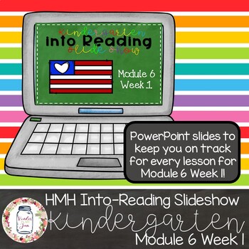 Preview of HMH Into Reading Kindergarten PowerPoint: Module 6 Week 1