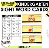 HMH Into Reading Kindergarten Secret Sight Word Cards Modu