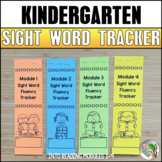 HMH Into Reading Kindergarten Sight Word Tracker Modules 1