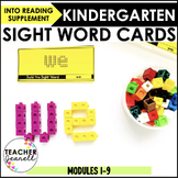 HMH Into Reading Kindergarten Sight Words Snap Cube Cards 